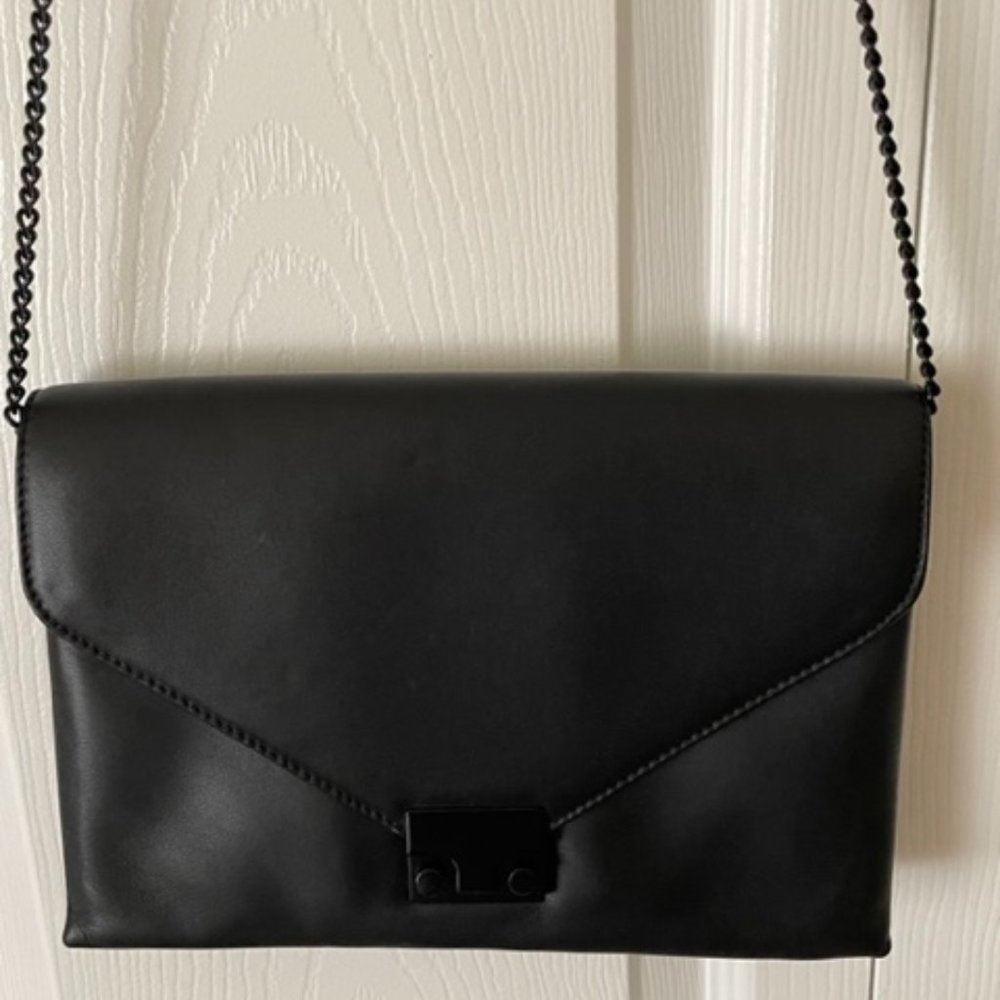 Loeffler Randall Black Chain Strap Crossbody Handbag - Picture 1 of 11